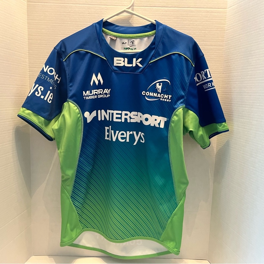 BLK Connacht Rugby Jersey Blue and Green